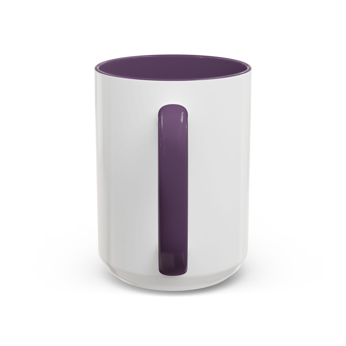 Accent Coffee Mug — Customizable “Print It Your Way” Black-Accent Coffee Cup