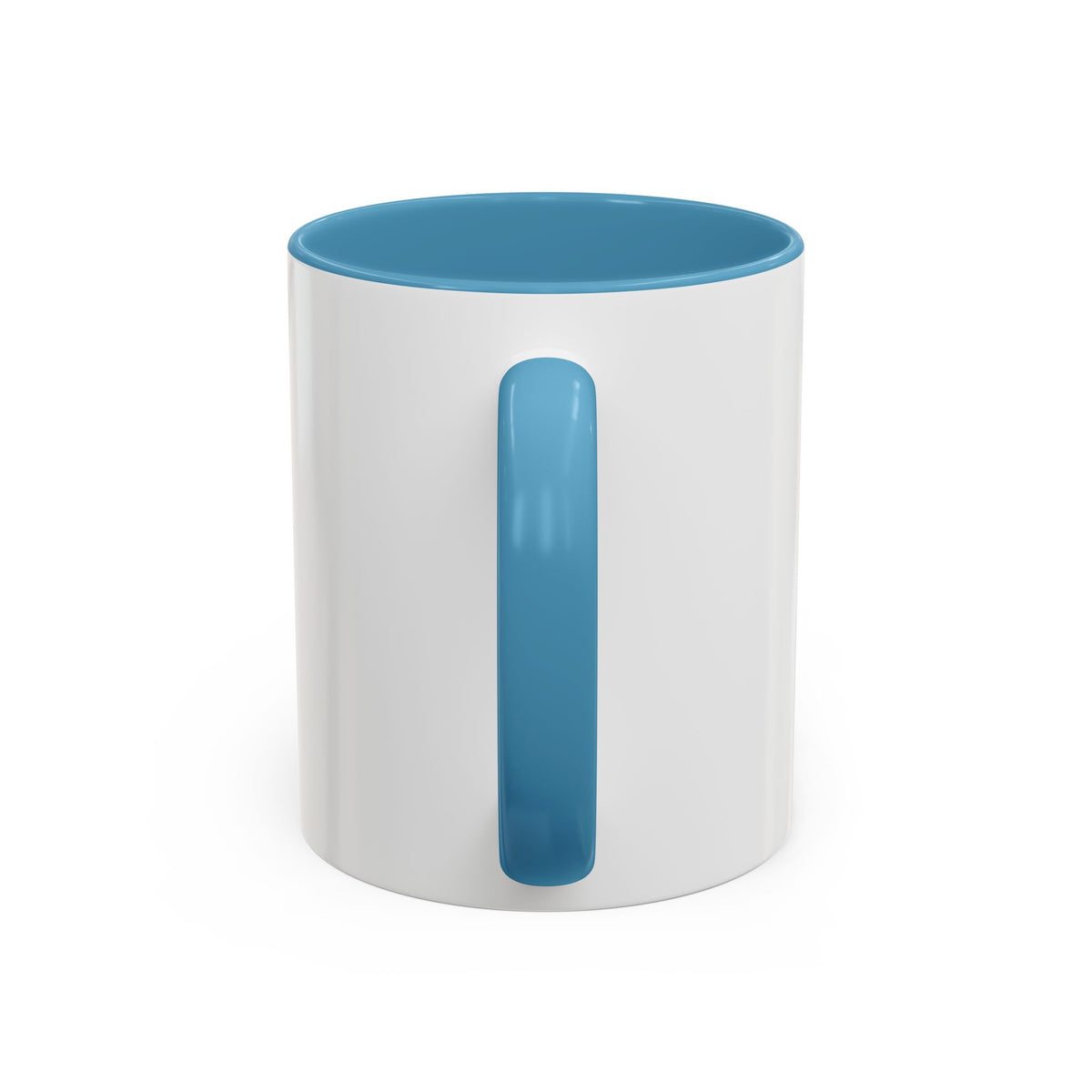 Accent Coffee Mug — Customizable “Print It Your Way” Black-Accent Coffee Cup