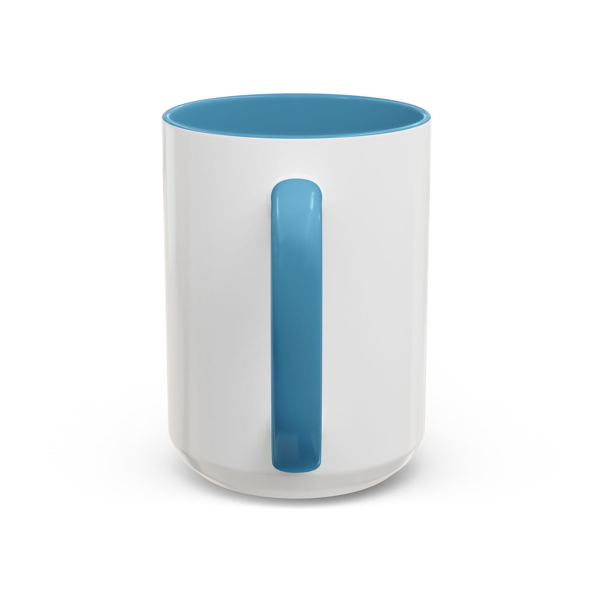 Accent Coffee Mug — Customizable “Print It Your Way” Black-Accent Coffee Cup