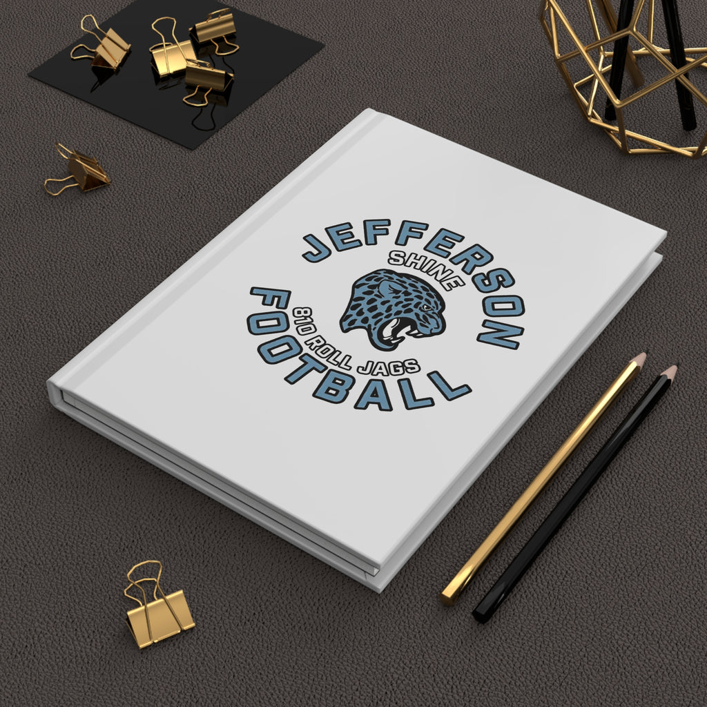 Jefferson Football Hardcover Journal — “Shine” Jaguar Team Notebook