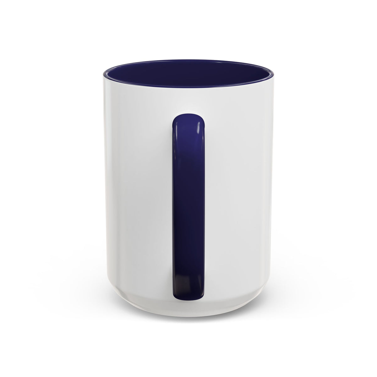 Accent Coffee Mug — Customizable “Print It Your Way” Black-Accent Coffee Cup
