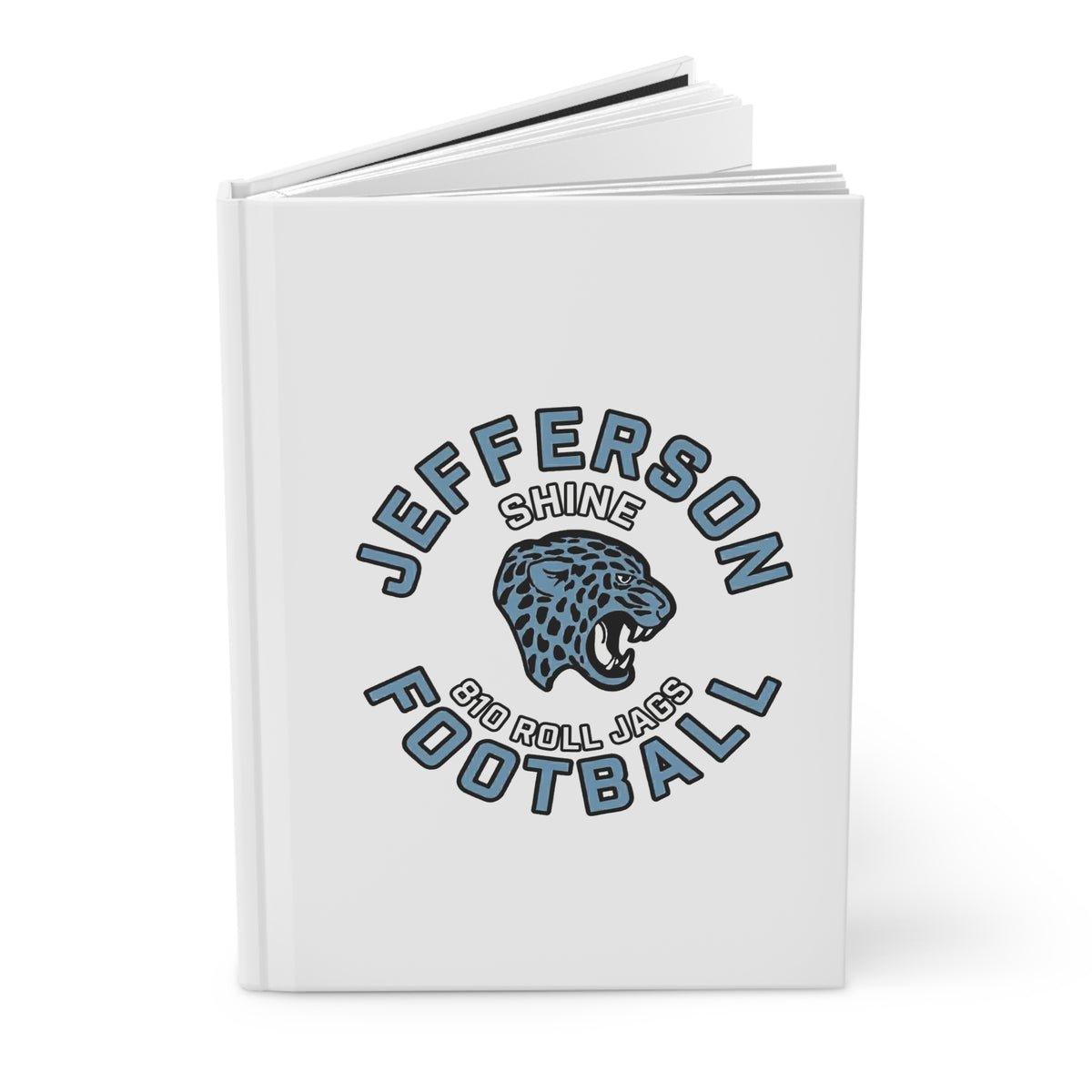 Jefferson Football Hardcover Journal — “Shine” Jaguar Team Notebook
