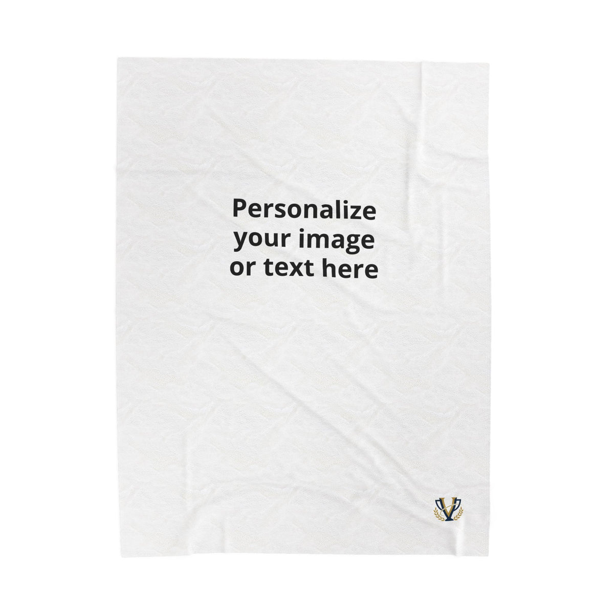 Personalized Velveteen Plush Blanket - Custom Photo & Text Print, Ultra-Soft Personalized Throw for Gifts & Home
