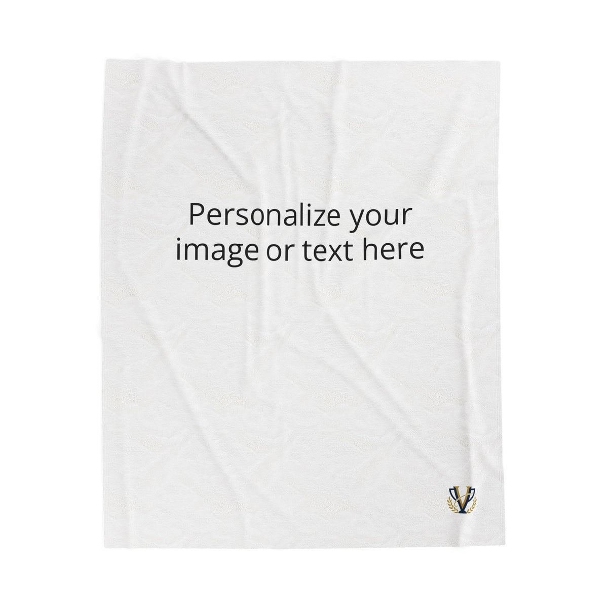 Personalized Velveteen Plush Blanket - Custom Photo & Text Print, Ultra-Soft Personalized Throw for Gifts & Home