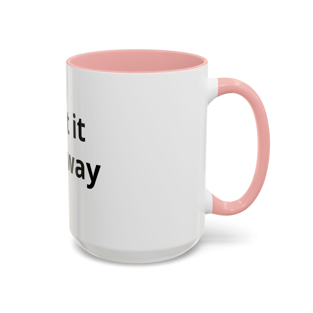 Accent Coffee Mug — Customizable “Print It Your Way” Black-Accent Coffee Cup