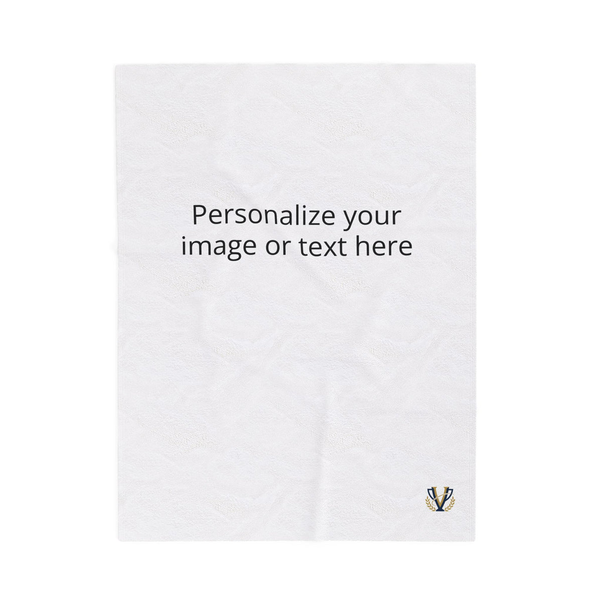 Personalized Velveteen Plush Blanket - Custom Photo & Text Print, Ultra-Soft Personalized Throw for Gifts & Home
