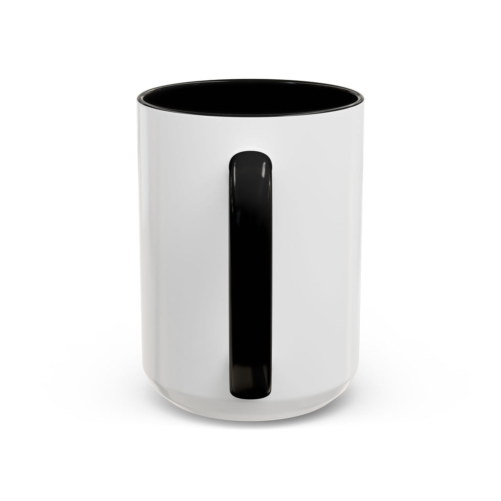 Accent Coffee Mug — Customizable “Print It Your Way” Black-Accent Coffee Cup