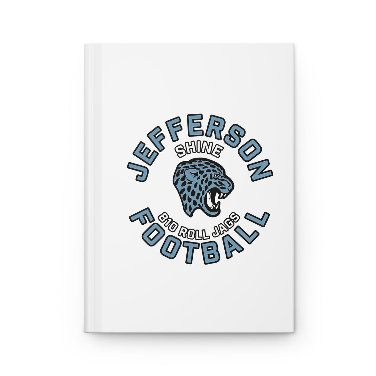 Jefferson Football Hardcover Journal — “Shine” Jaguar Team Notebook