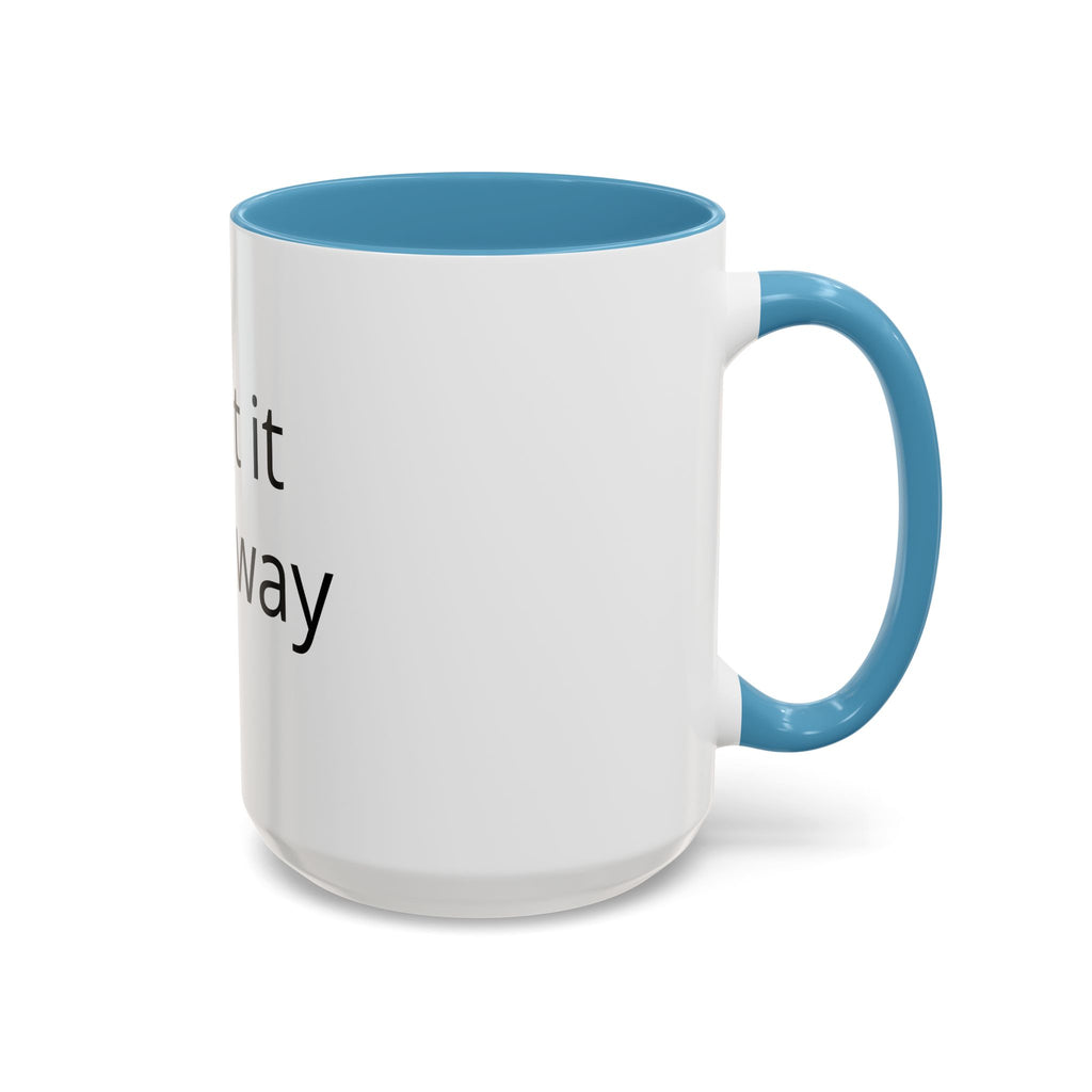 Accent Coffee Mug — Customizable “Print It Your Way” Black-Accent Coffee Cup