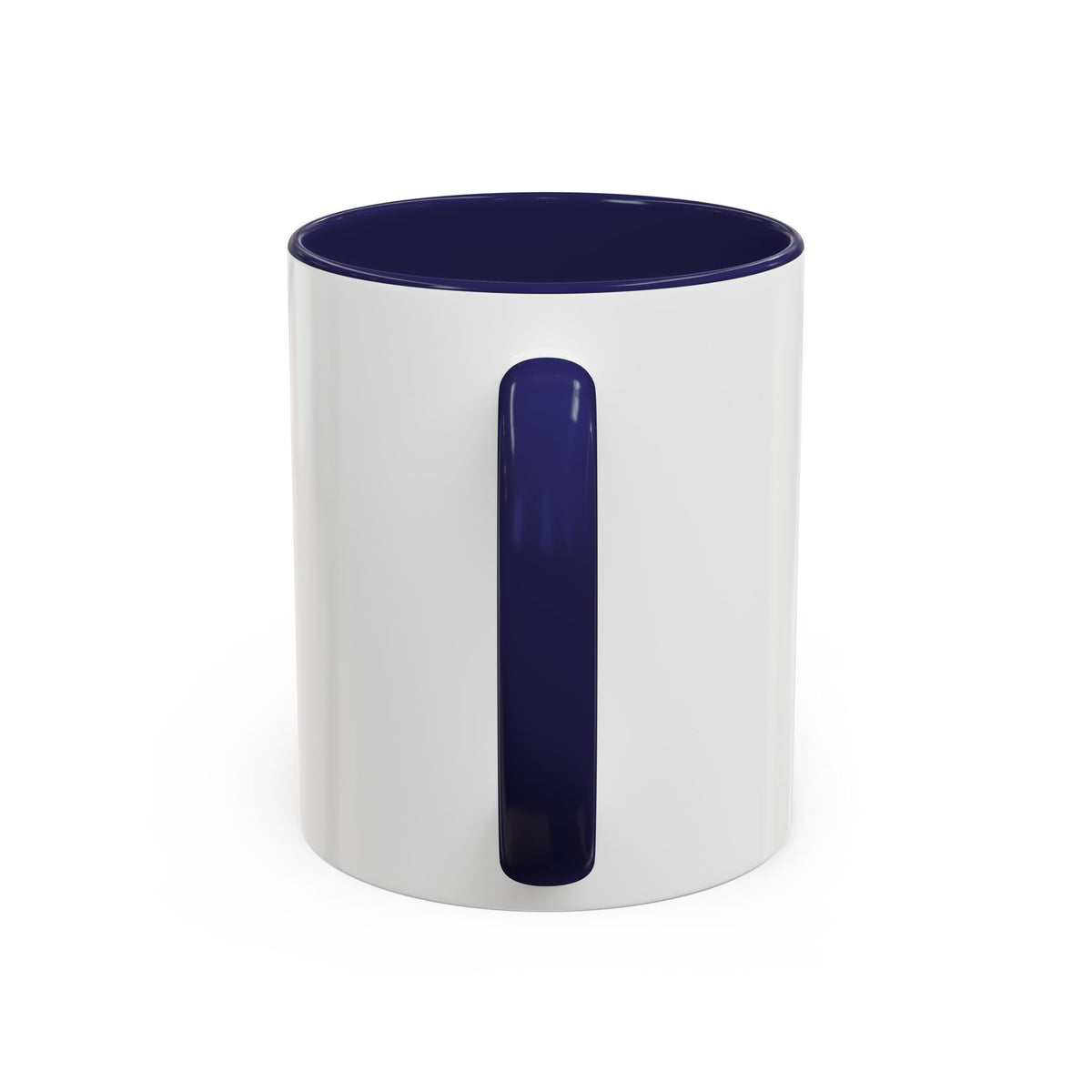 Accent Coffee Mug — Customizable “Print It Your Way” Black-Accent Coffee Cup