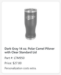 Polar Camel Pilsner with Clear Standard Lid