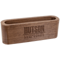 SKU: DS4W - 4 1/2" Walnut Wood Business Card Holder