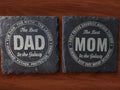 Custom Engraved Slate Coasters (Pack of 4)