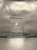 Custom Rectangle Jade Glass Award