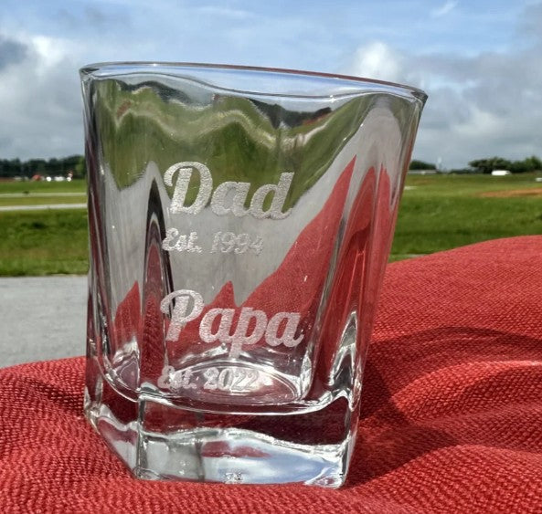 Custom Engraved Whiskey Glass
