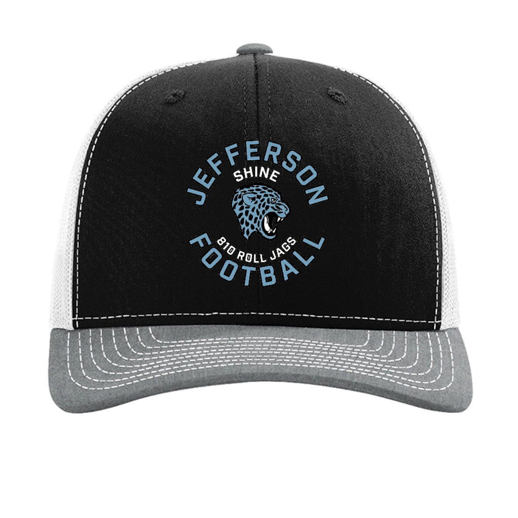 Black/ White/ Heather Grey - FRONT